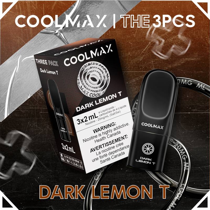 COOLMAX PREFILLED POD DARK LEMON T